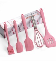 5-Piece Silicone Spatula Set is made with food grade Materials.