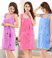 Bathroom Women Microfiber Bath Towels 