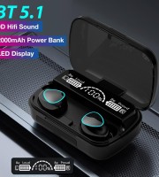 M10 TWS Wireless Earphones Touch Control Bluetooth 5.1 Wireless Headset Waterproof 9D Hifi Quality Earbuds