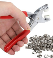 Hand Pressure Pliers For Prong Snap Button (FREE 100 BUTTON)