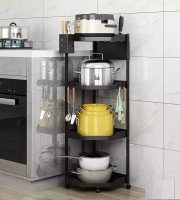 Folding Kitchen Storage Shelf 4 Layers