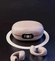 Digital Display Bluetooth Headset Painless Wearing Ear Clip Sports Headset (TWS-S02)