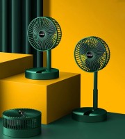 Portable Mini Foldable Telescopic Desktop Electric Fan 3 Speed