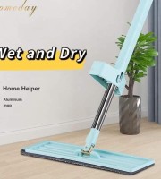 Microfiber Flat Floor Mop with 1pcs Washable Cleaning Pads