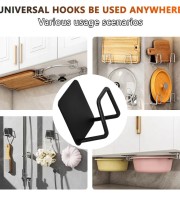 Kitchen Sponge Storage Rack Household Sink Wall Hanging Stainless Steel Dish Cloth Sponge Drain Rack Debris Organizer(4pcs Set)